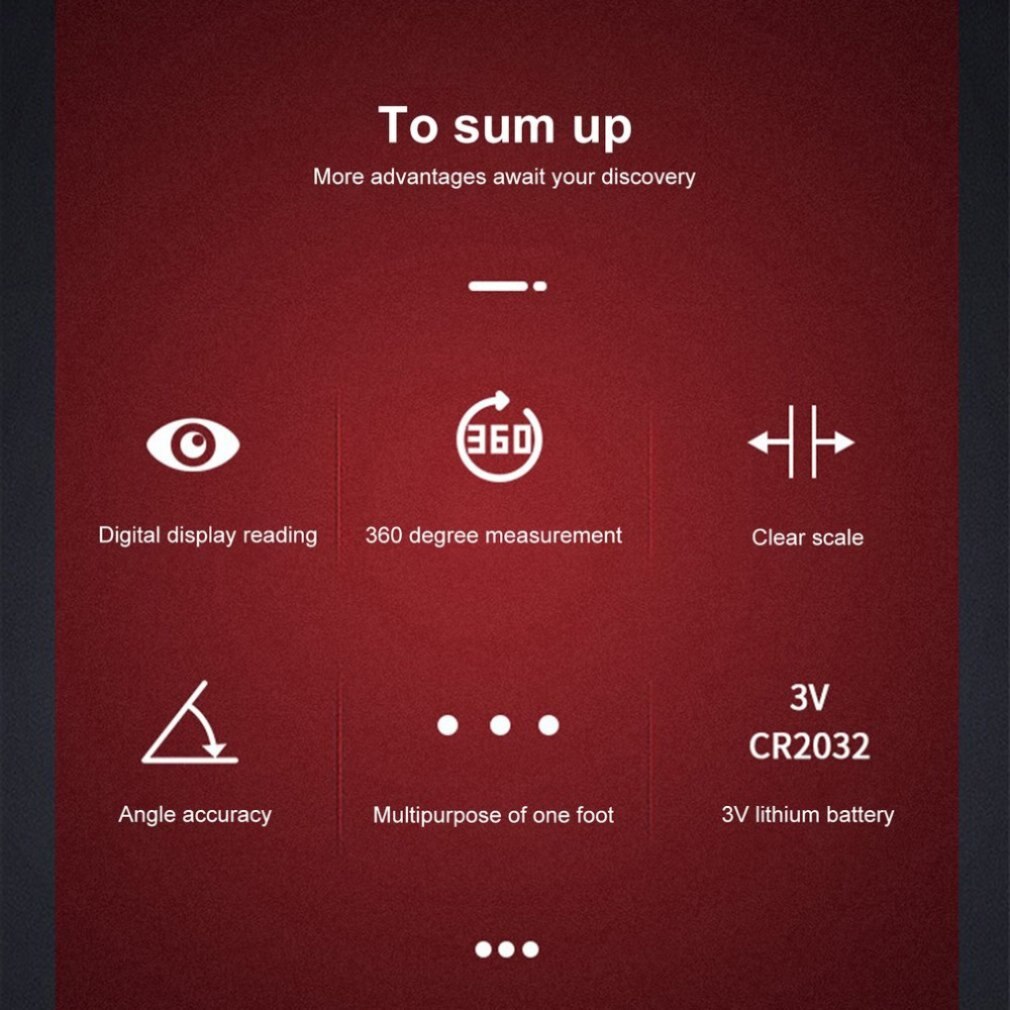 200mm digital display angle vernier caliper mm / in double scale line both measure the angle and length Many fields 1 pcs