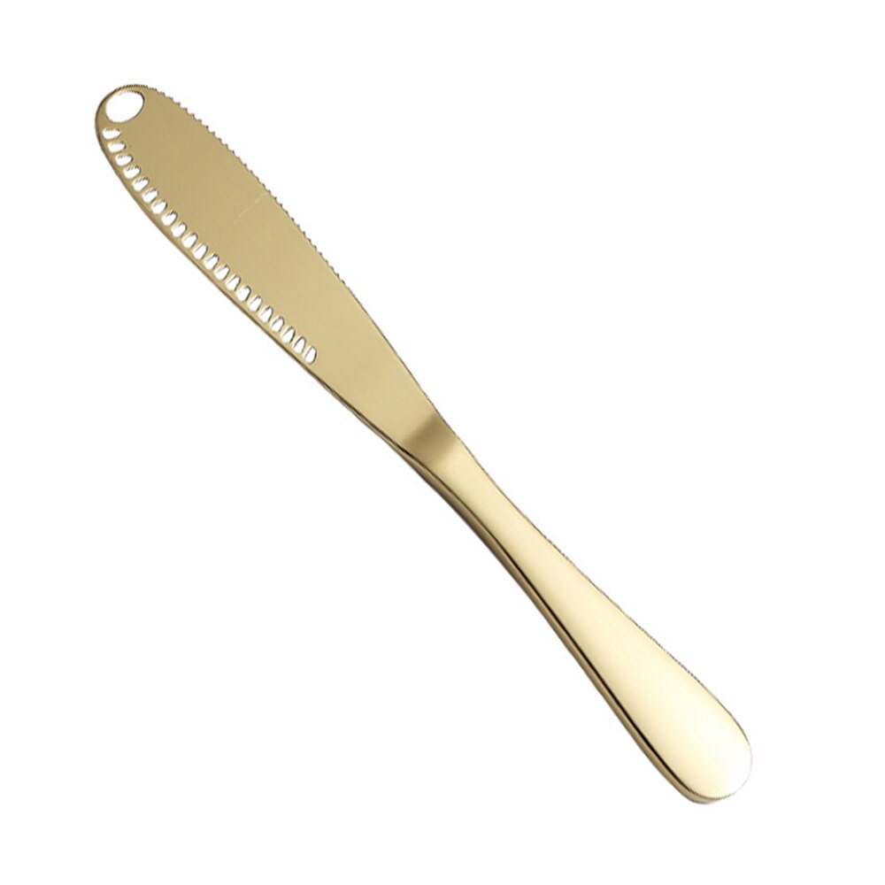Stainless Steel Round Hole Cheese Cutter Bread Marmalade Spread Butter Dessert Jam Cheese Tools Tableware: J