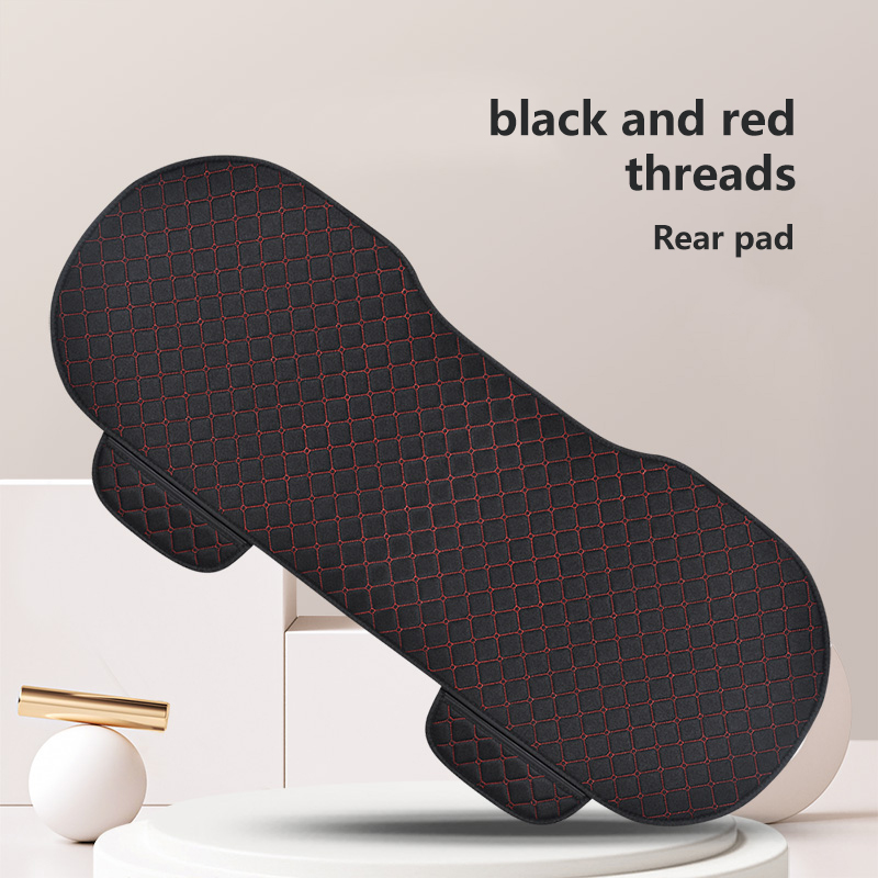 Breathable fabric fabric linen car seat cover Four Seasons General Motors seat cover cushion car seat protection pad car interio: Lemon yellow