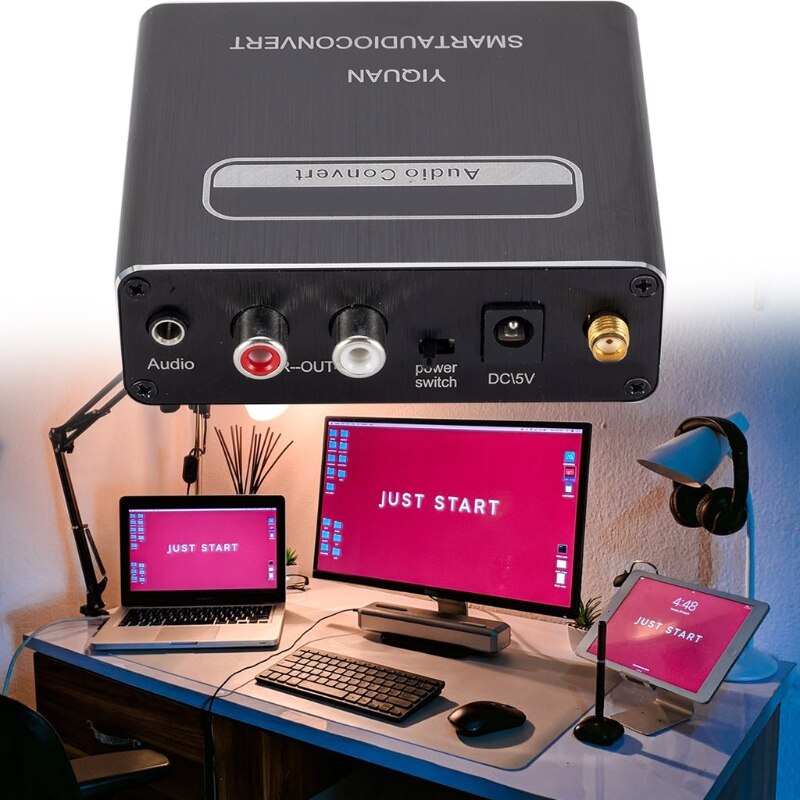 Decodificador inalámbrico 5,0, convertidor, YQ-5310, potente Chip U, disco para teléfono, caja de red, 3,5mm, K1KF