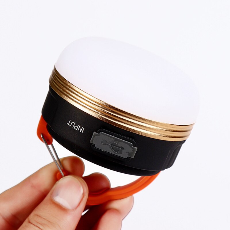 MYJ Outdoor Hiking Home Emergency Magnetic Base Rechargeable Power Bank LED Camping Lantern Portable Camping Tent Lights: Default Title