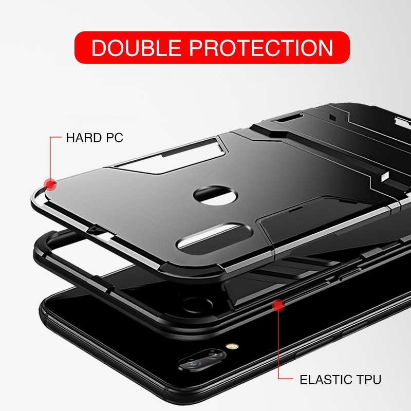 Shockproof Armor Holder Case For ASUS Zenfone Max Pro M1 M2 ZB601KL ZB602KL ZB631KL Original Case Max Pro M 1 2 Cover