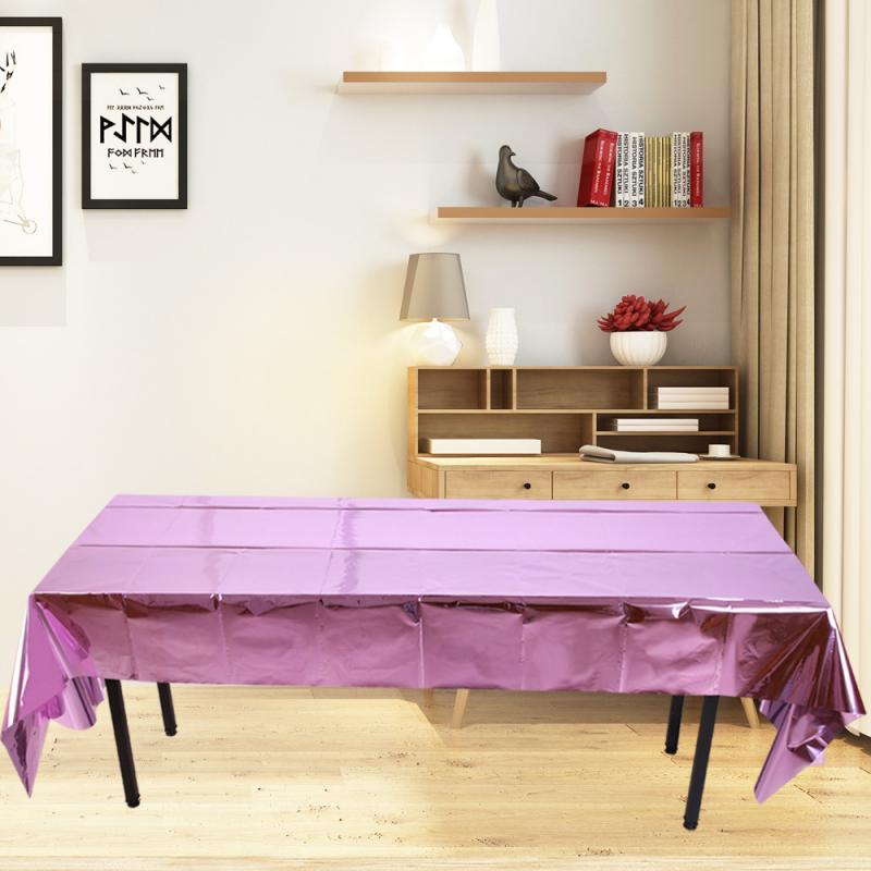 1pc vanntett glitterfolie festduk duk borddeksel rektangulær bursdagsduk bryllup bursdagsdeksel *