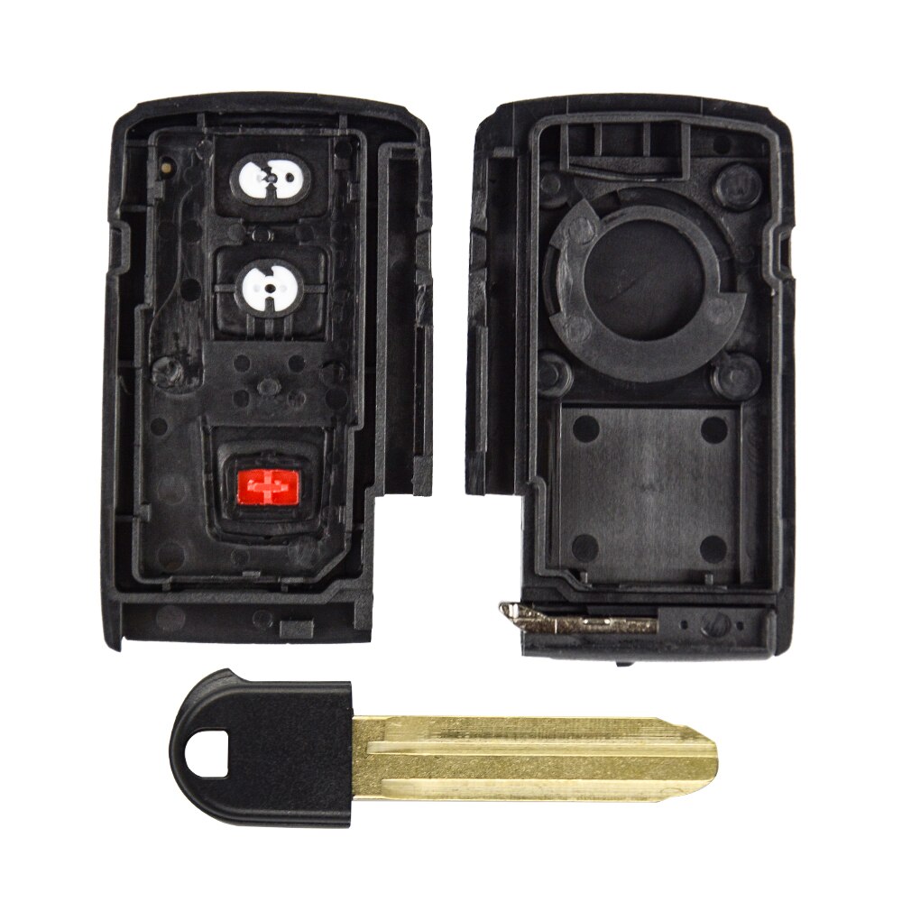 OkeyTech Remote Car Key Shell For Toyota Prius 2004 Corolla Verso Camry 2/3 Button Replacement Smart Car Key Case Cover Fob