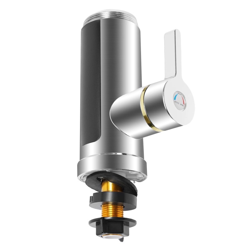 3000W Instant Water Heater Tankless Heaters Kitchen Electric Water Tap Bathroom Heating Stainless Steel Faucet