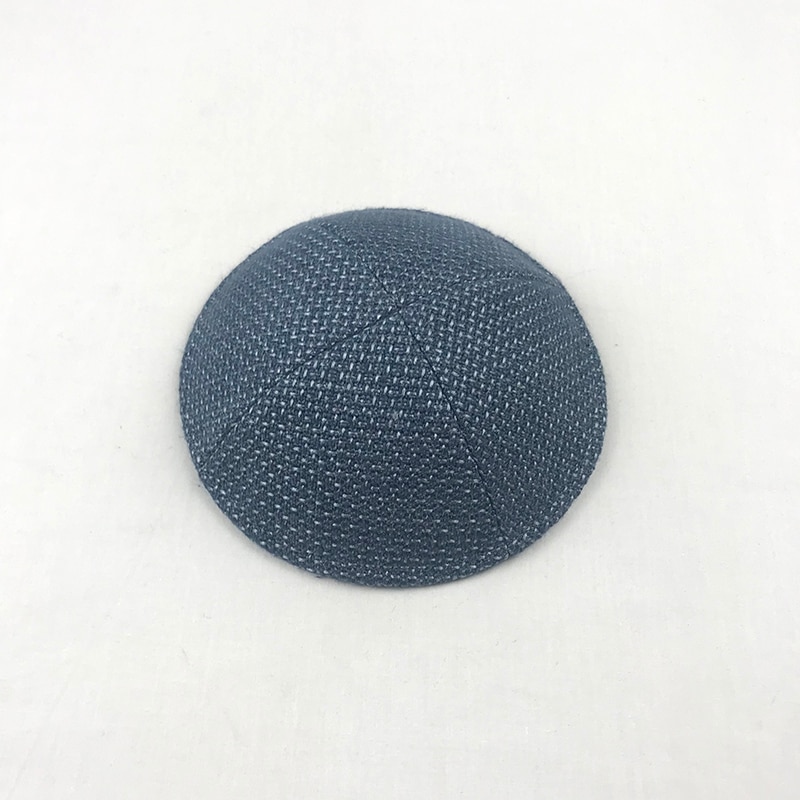 Chapeau kippa en lin pour hommes et enfants, casquette de célébration, yarmulette judique