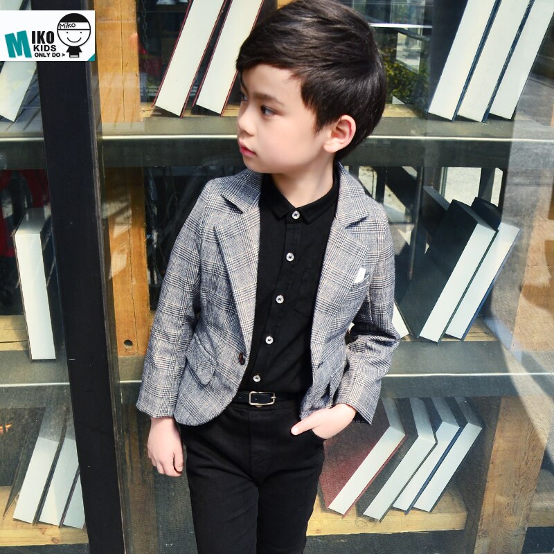 Kid Jongen Blazer Jas Effen Gentleman Causale Jas Jas Voor 2-10years Jongens Kids Kinderen Bovenkleding Tops Kleding