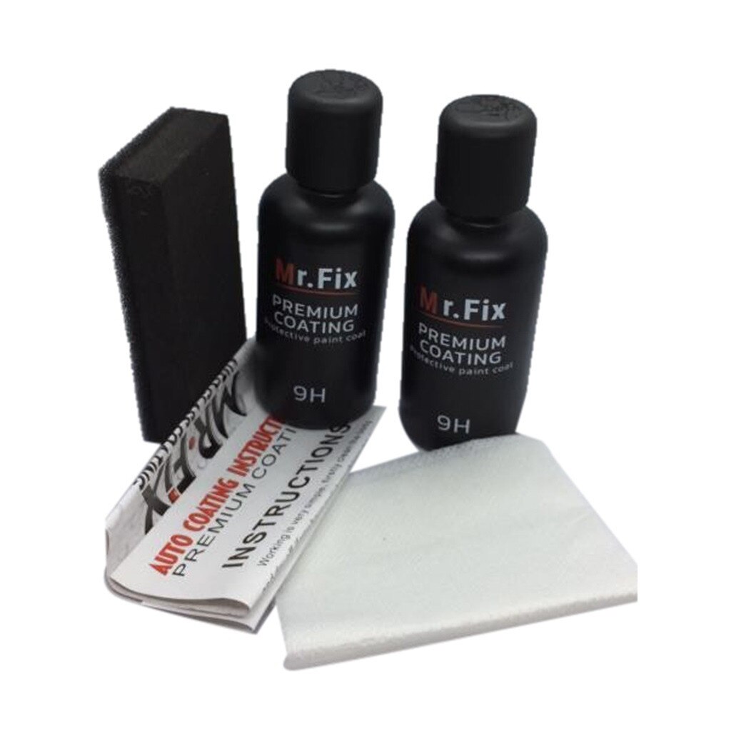 Mr Fix 9h Car Oxidation Liquid Ceramic Coat Super Hydrophobic Glass Coating Set Cars Care Cleaning Liquid Sets D2