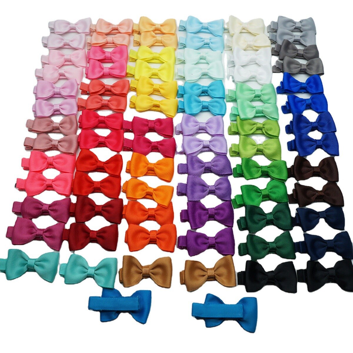 Mini Fliege Haar Clip Kleine Süße Solide Ribbow Bogen Sicherheit Haar Clips freundlicher Haarnadeln Haar Zubehör Haar Stifte für Mädchen