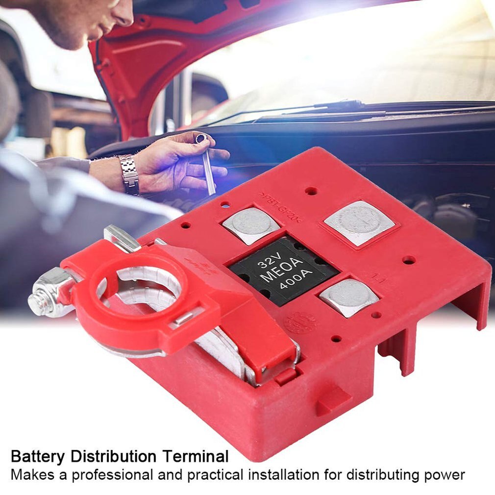 Positive Battery Terminal Car Caravan 32V 400A Quick Release Fused Battery Distribution Terminals Clamps Connector