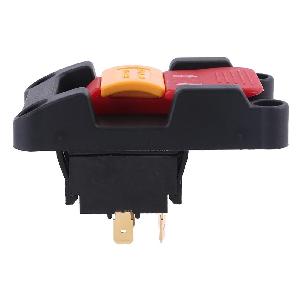 Interrupteur de sécurité Double jet | Fonction de verrouillage 127V 18/15A pour scie sur Table