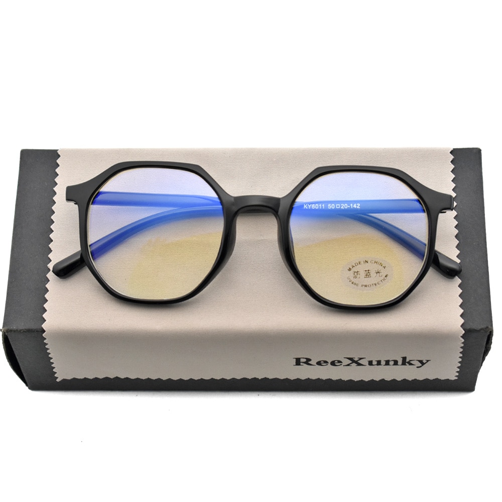 Vintage Unisex Anti Blue Rays Computer Glasses Women Blue Light Coating Gaming Glasses Men Anti Eyestrain light Blocking Eyewear