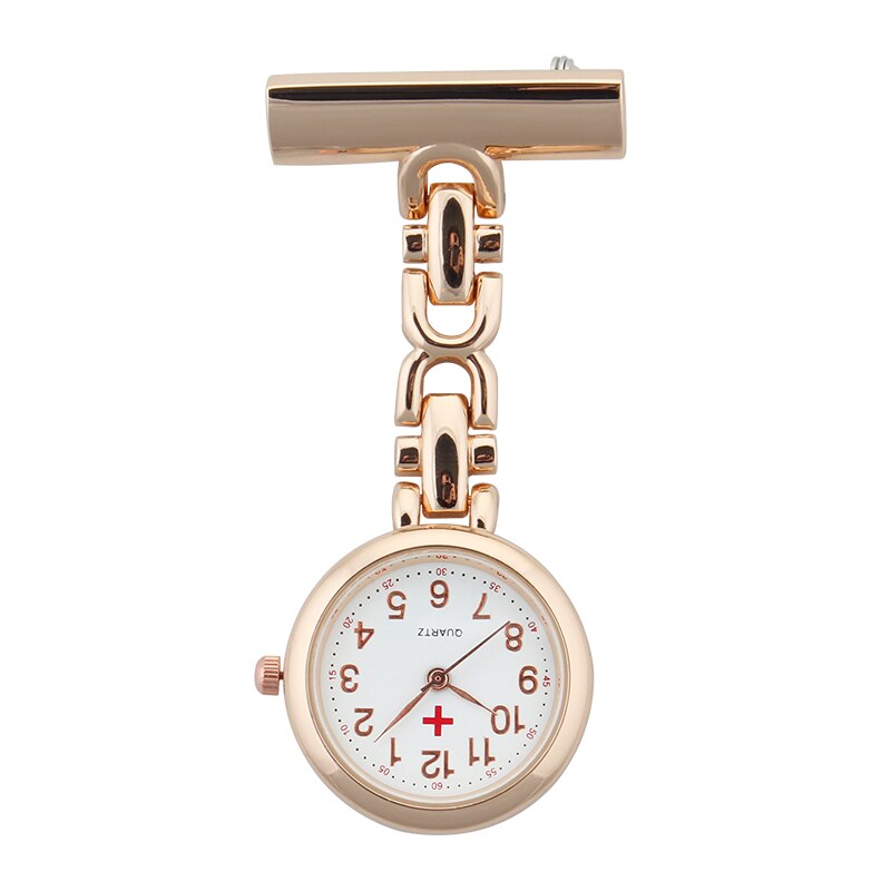 Alk Vision Verpleegkundige Horloge Fob Verpleegkundige Zakhorloge Arts Top Quartz Broche Medische Horloge Hangers Goud Zilver