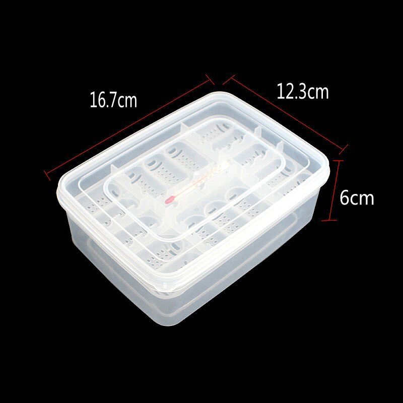 DIY 16 Grids Hatch Box Snake Lizard Reptile Egg Tray Boxes Hatching Eggs Device Climbing Pet Tortoise Turtle Incubator Supplies