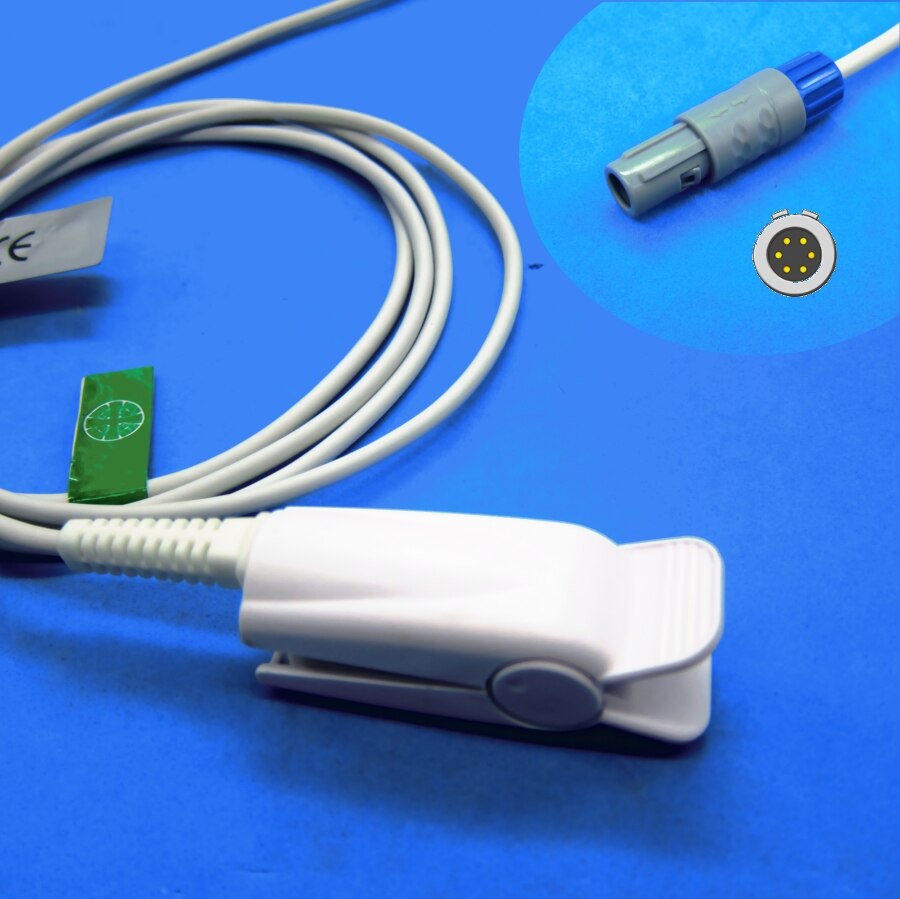 Long Calbe Neonate wrap SPO2 Sensor for URIT U-A68B digital patient monitor: Adult NK Finger Clip