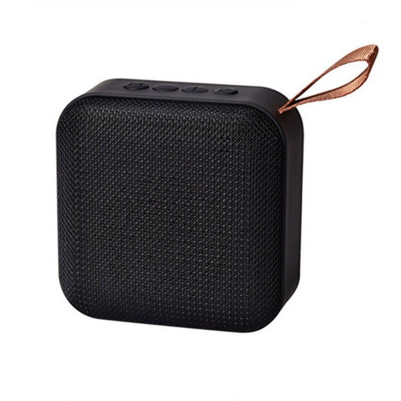 T5 Mini Speakers Portable Bluetooth Speaker Wireless Sound Box Outdoor Bass Stereo Fm Radio Met Tf Card: T5-Black