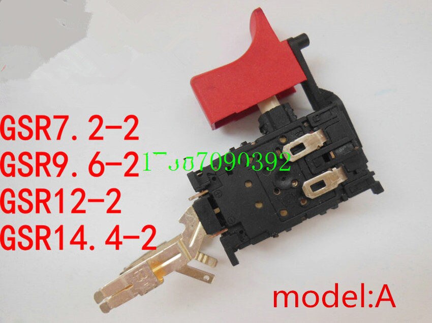Speed Control Switch Voor BOSCH GSR18-2 GSB14.4-2 GSB12-2 GSR14.4-1 GSR18-1: model A