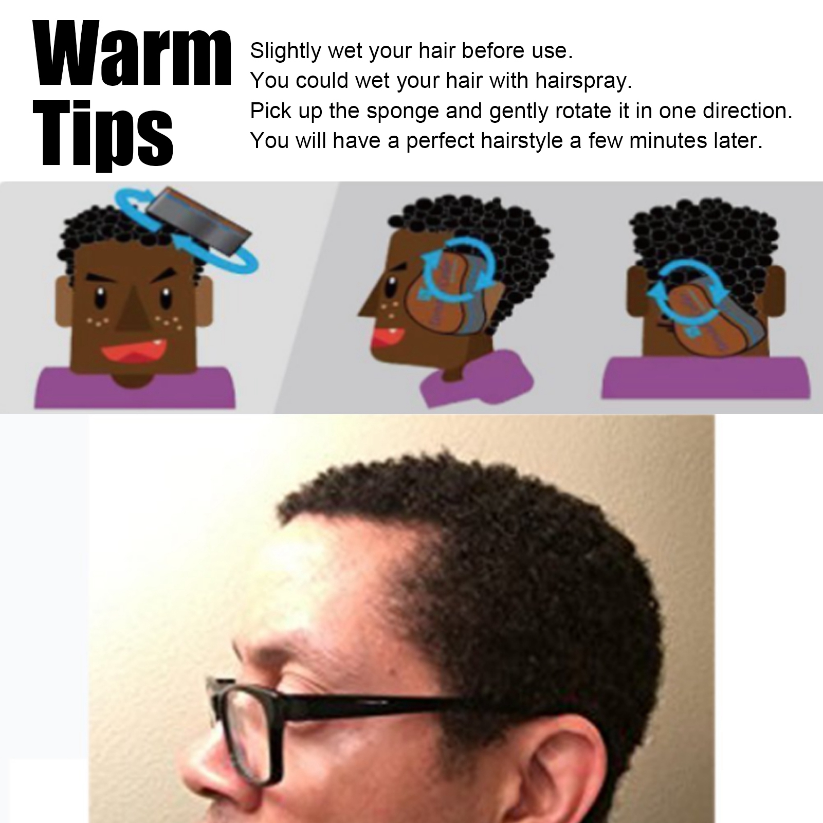 Haar Krul Weave Dreads Spons Borstel Plastic Haar Twist Kam Spons Set Magische Haar Spons Krul Kam Haar Styling Benodigdheden Tool