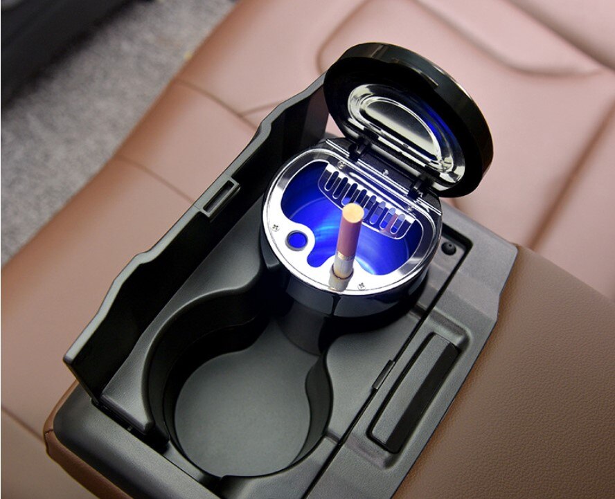 auto di alta Qualità portato Posacenere tazza titolare con Orologio per Skoda Octavia A5 A7 superbo Fabia rapido yeti Kodiaq 2018 2019 Accessori