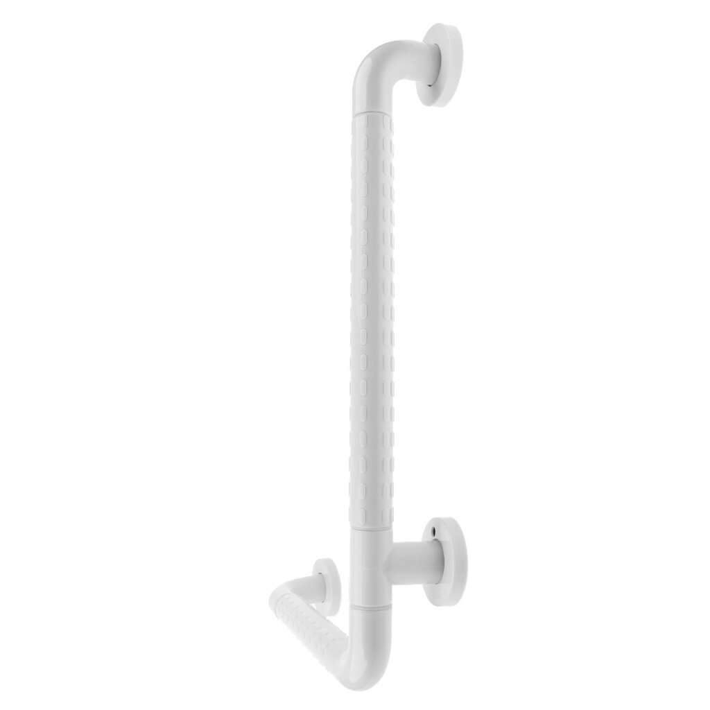 L-shaped Bathroom Grab Bar Shower Bathtub Handle, Non-, Wall-mounted: Default Title