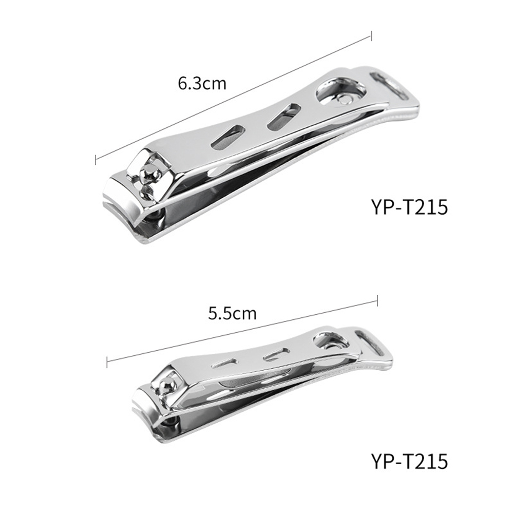 2 Pcs Nail Clipper Carbon Steel Manicure Cutters Tools Nail Scissors