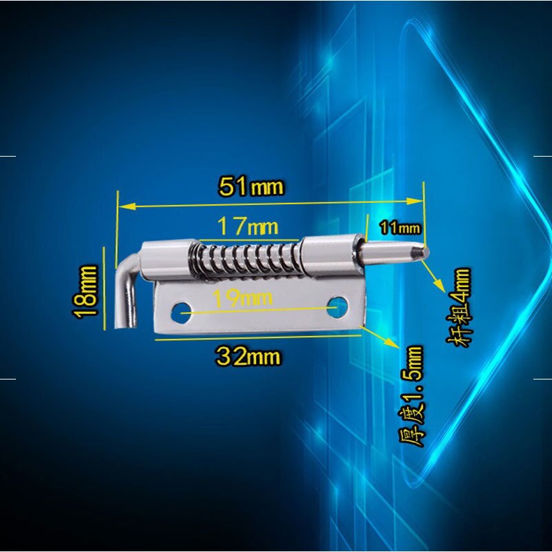 1Pc Long Silver Door Latch Sliding Lock Barrel Bolt Latch Hasp Staple Gate Safety Lock Latch Barrel Bolt Latch Spring Barrel