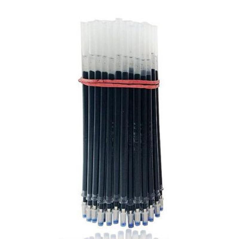 20Pcs/Pack 0.5mm Black Red Blue Gel Ink Pen Refill Set School Office Supplies: B3