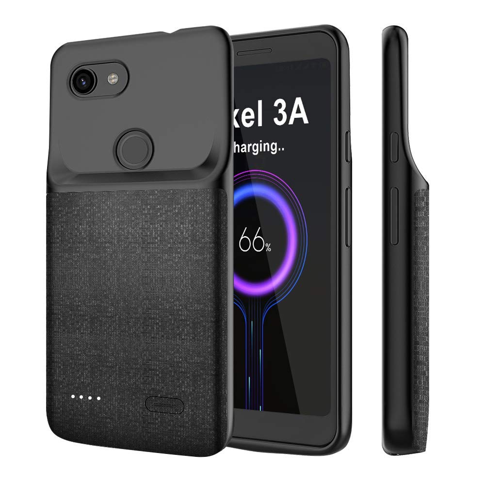 Voor Pixel 3A Xl Batterij Case 4700 Mah Slim Tpu Opladen Case Voor Pixel 3A 4700 Mah Power Bank power Case Voor Pixel 3A 3A Xl