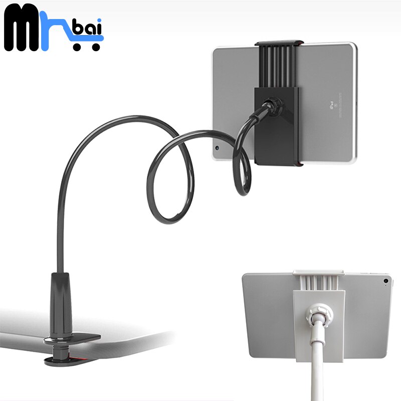 Mr. Bai Lazy Bed Desktop Mobiele Telefoon Stand Houder Universele Car Mount Clip Flexibele Bureau Tafel Bed Clips Beugel 360 ° rotatie