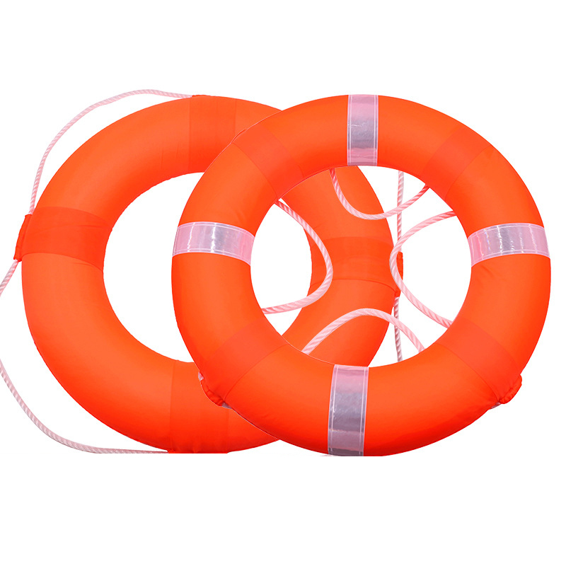 Life Buoy Adult Water Rescue Marine Solid Foam Life Buoy Ring Anti Drowning Boya Salvavidas Boat Accessories DK50LB