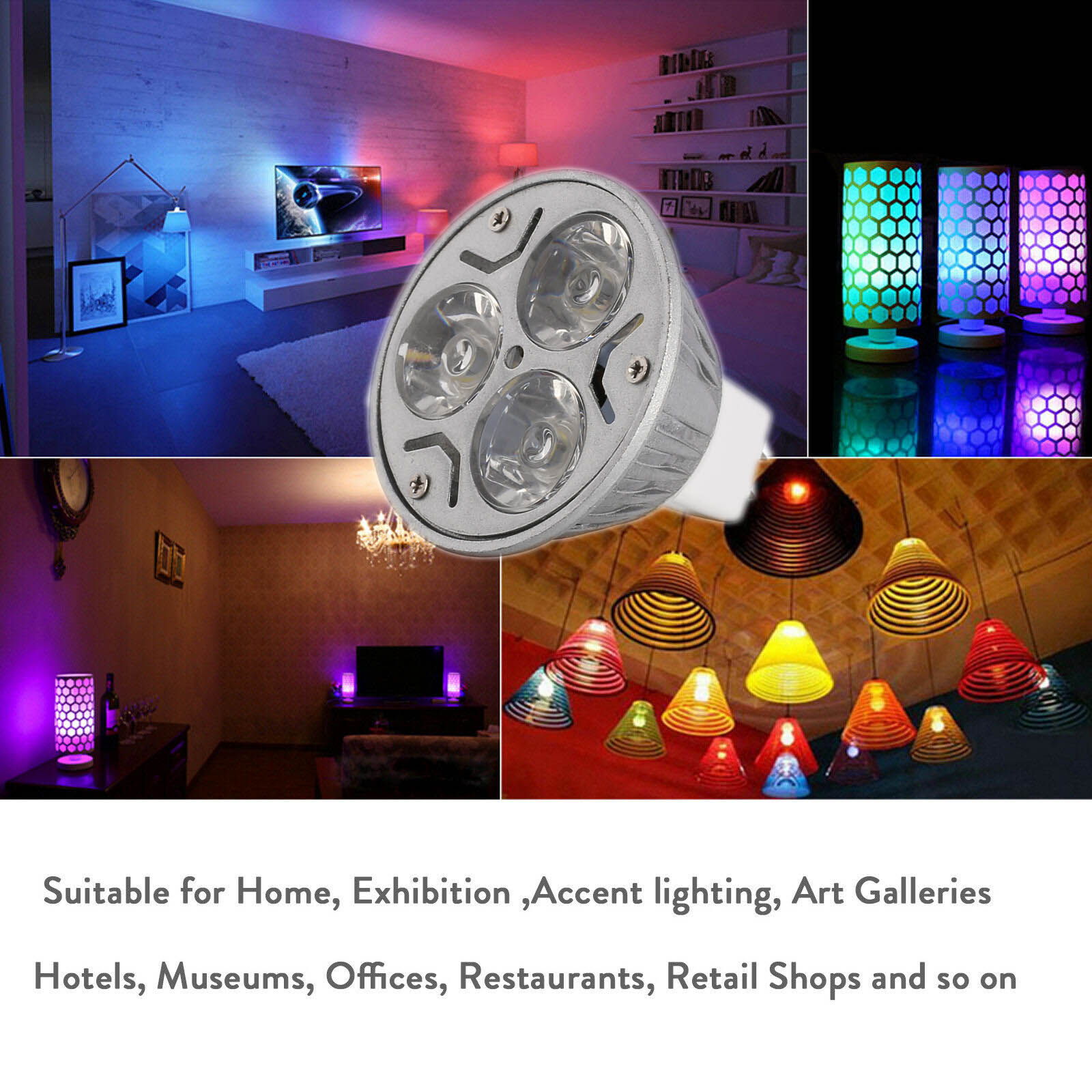 3w mr16 led-lamper spotpærer dæmpbare lamper  dc 12v lamper bombillas lys til boligindretning erstatter 30w halogenlamper