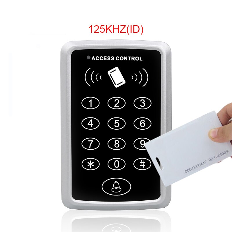 125KHz RFID Access Control Keypad EM Card Reader Door Access Control System Door Lock Opener Keyboard System: H