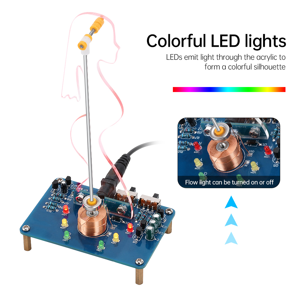 DC5V Elektronische Swing Kit Elektromagnetische Swing Onderwijs Circuit Productie DIY Lasset Losse Training Lassen Oefening Onderdeel