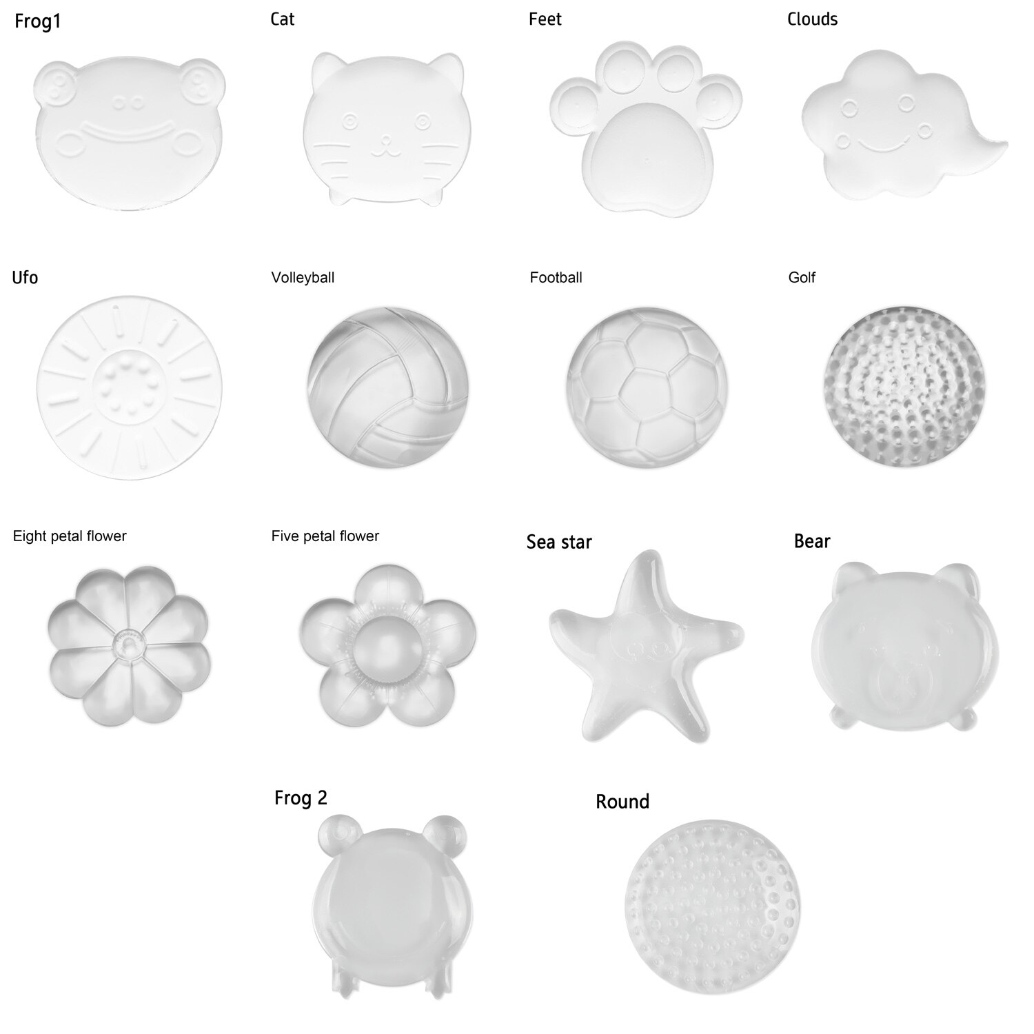 Door Stoppers Wall Protection Safety Shock Absorber Anti Collision Pads Bumpers Security Cartoon PU Protection Stickers