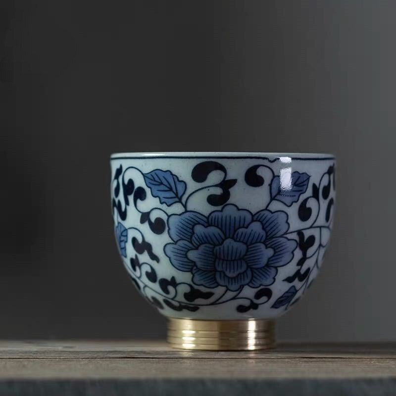 HKliving 70's Ceramic Thee mokken set van 2 baroque HKliving 70's Ceramic Thee mokken set van 2 baroque