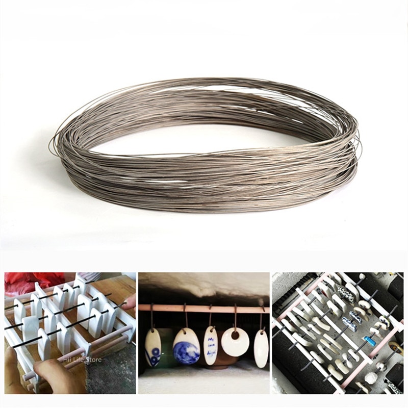Soporte colgante de alambre de tungsteno de cerámica de 1m, colgante pequeño especial para horno de alta temperatura, muebles de 2/3mm