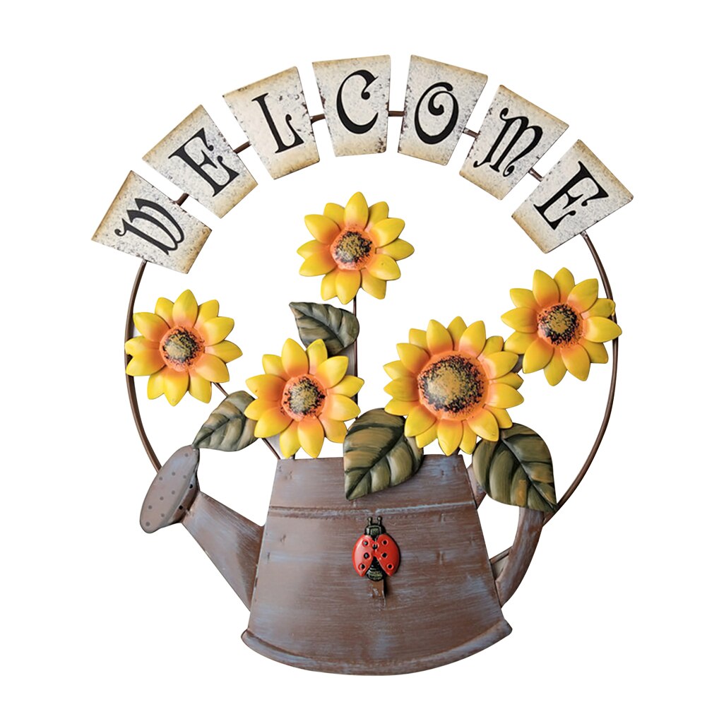 Tuin Welkom Tekenen Welkom Teken Handcrafts Metalen Voordeur Decor Muur Opknoping Teken Voor Deur Veranda Bar Cafe: style1