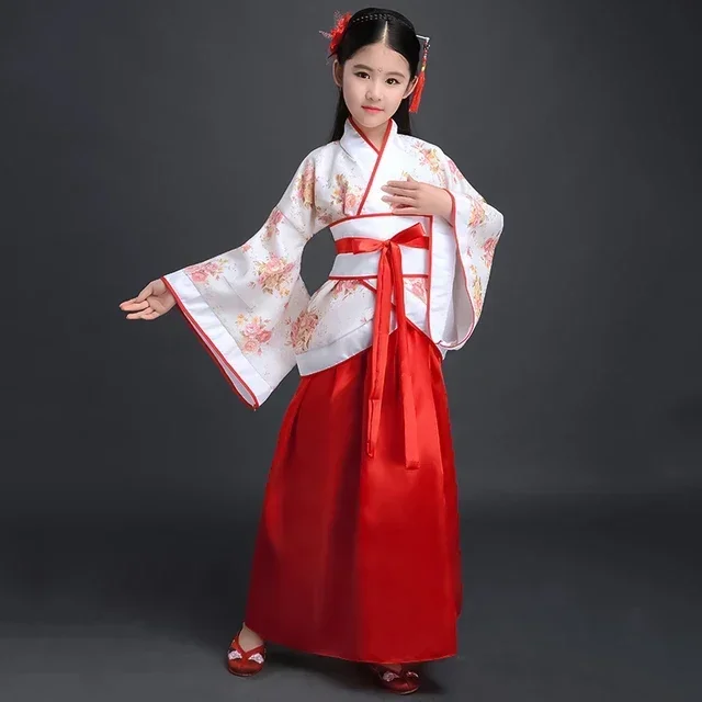 Hanfu Nationale Kostuum Oude Chinese Kostuum Oude Chinese Hanfu Vrouwen Hanfu Kleding Lady Chinese Stadium Jurk: XXL / WHITE