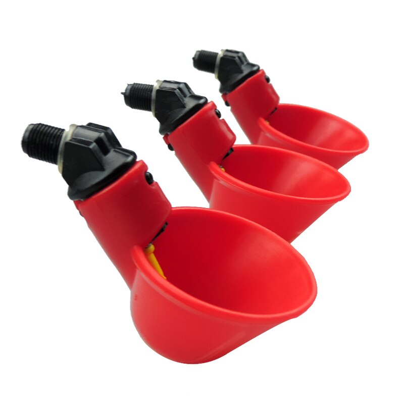 4Pcs Drinknippels Kip Feeder Drinken Kommen Voor Kippen Pluimvee Dispenser Water Automatische Systeem Farm Tool