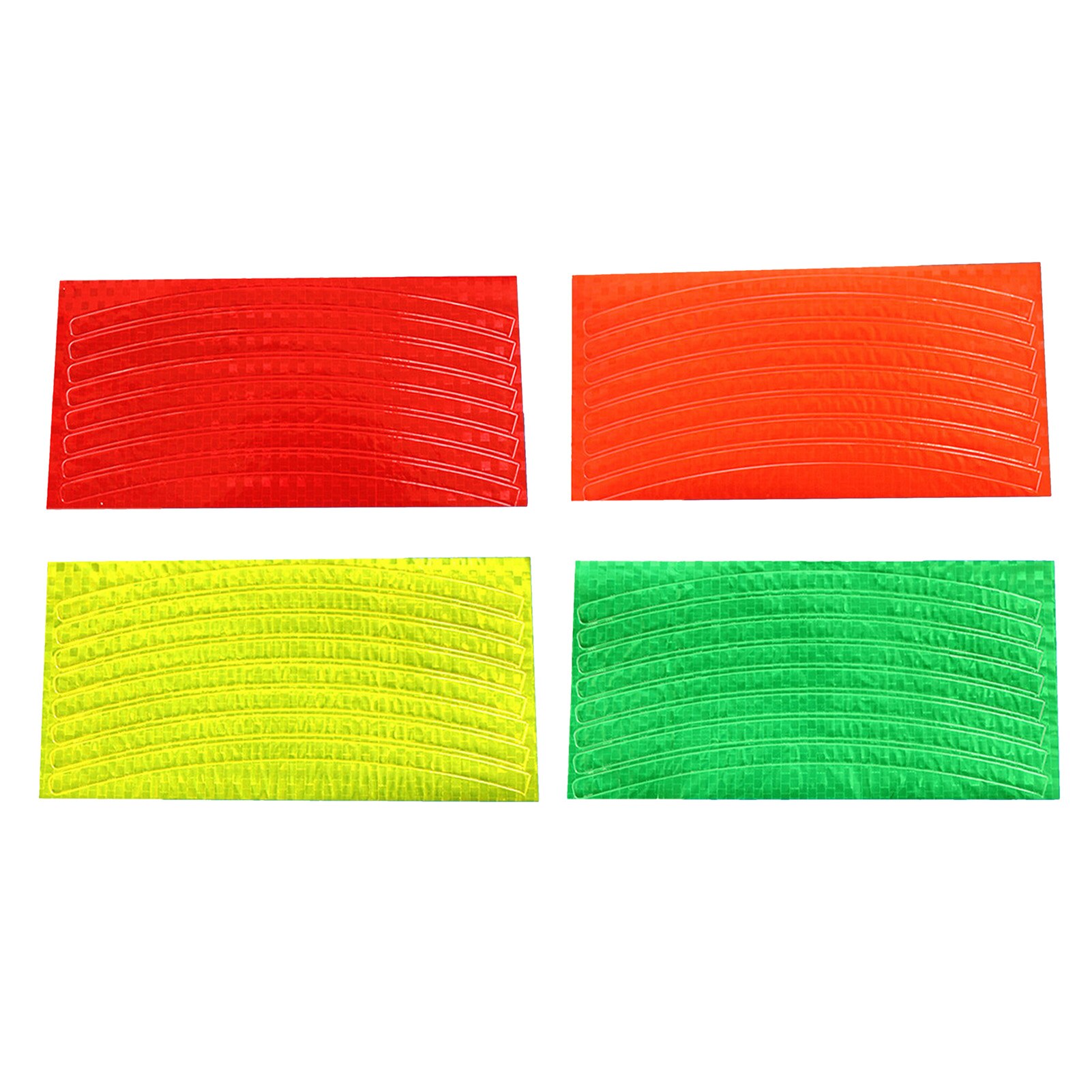 Bike Reflective Stickers Bicycle Reflective Safety Warning Strips Reflectante Bike Wheel Set Sticker Mtb Bicycle Decals