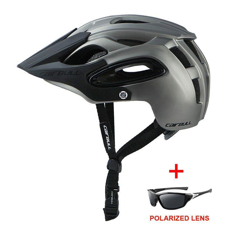 Sports Breathable Riding Cycling Helmet with Glasses Men Women Ultralight Mtb Bicycle Helmet Outdoor Road Mountain Bike Helmet