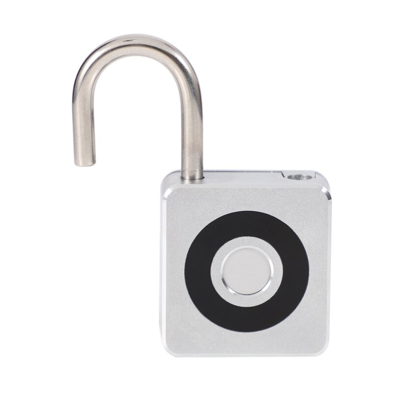 USB Smart Keyless Fingerprint Lock Suitcase Anti-Theft Long Standby Electronic Padlock Alloy Smart Padlock