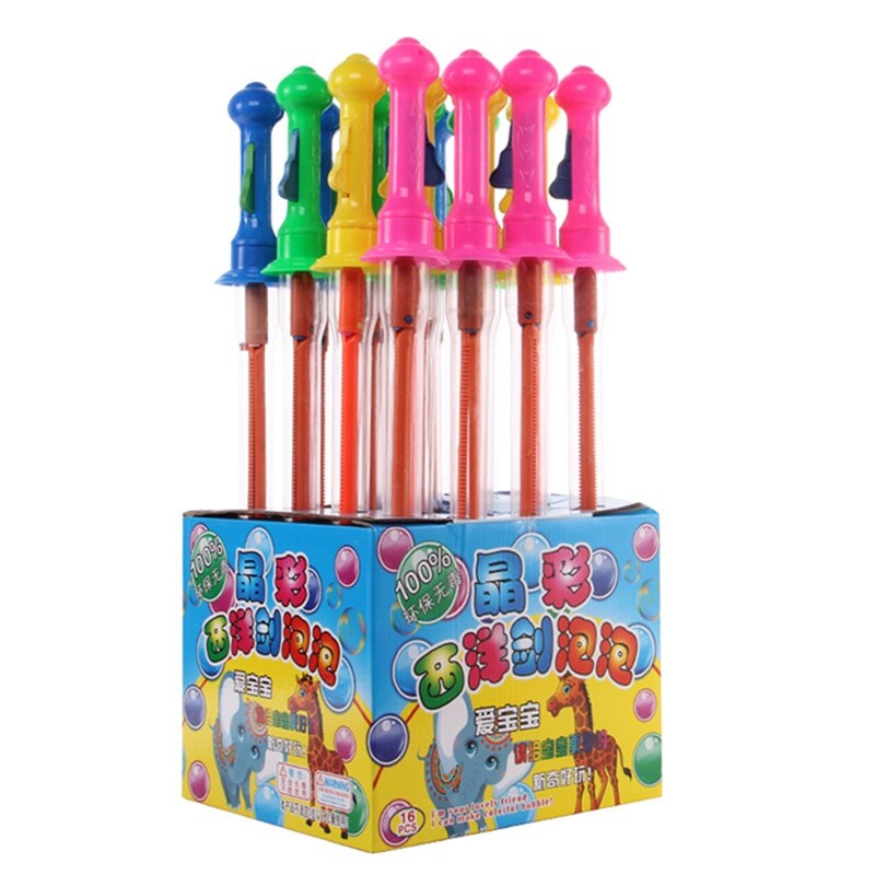 1pcs Grote Bubble Western Zwaard Vorm Bubble Sticks Kinderen Zeepbel Speelgoed Outdoor Speelgoed