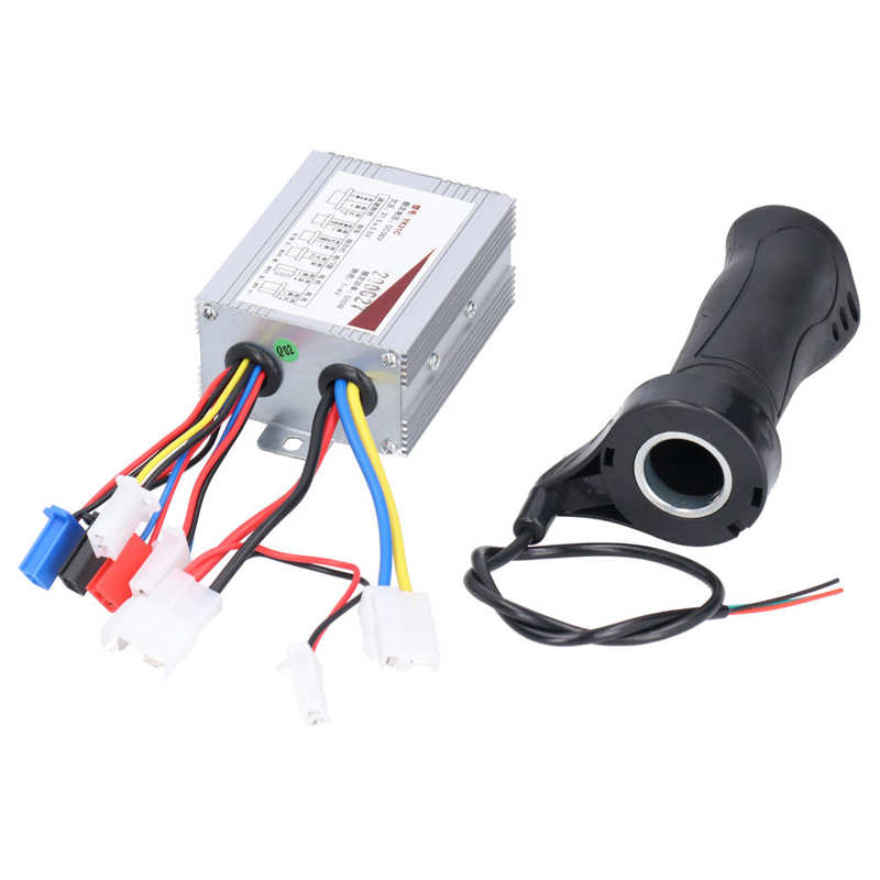 E-Bike 36V 500W Borstel Controller Met Gashendel Set Elektrische Fiets Scooter Driewielers Motor Speed Controller throttle Set
