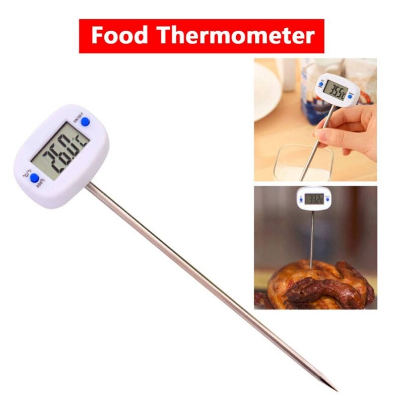 Huishoudelijke Voedsel Thermometer Temperatuur Benodigdheden Keuken Barbecue Vlees Bakken Insert Melk Probe Voedsel Meting Vloeistof