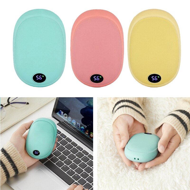 2 In 1 USB Heater Rechargeable Electric Warmer Quick Hand Warmer Heat Heater M6CB