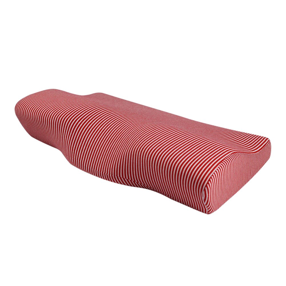 Memory Foam Kussen Voor Slaap Cervicale Kussens Vlinder Vormige Memory Kussens Ontspannen De Cervicale Wervelkolom Volwassen Trage Rebound: Red