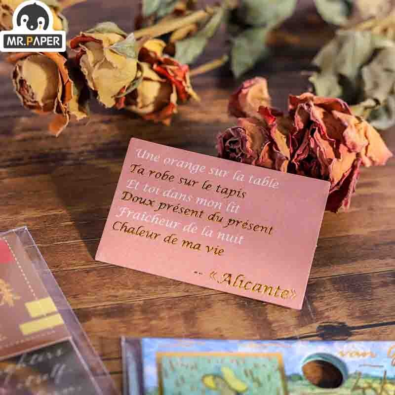 Mr.Paper 12 Designs Art Photo Series Sticker DIY Original Album Diary Decoration Collage Material Sticker