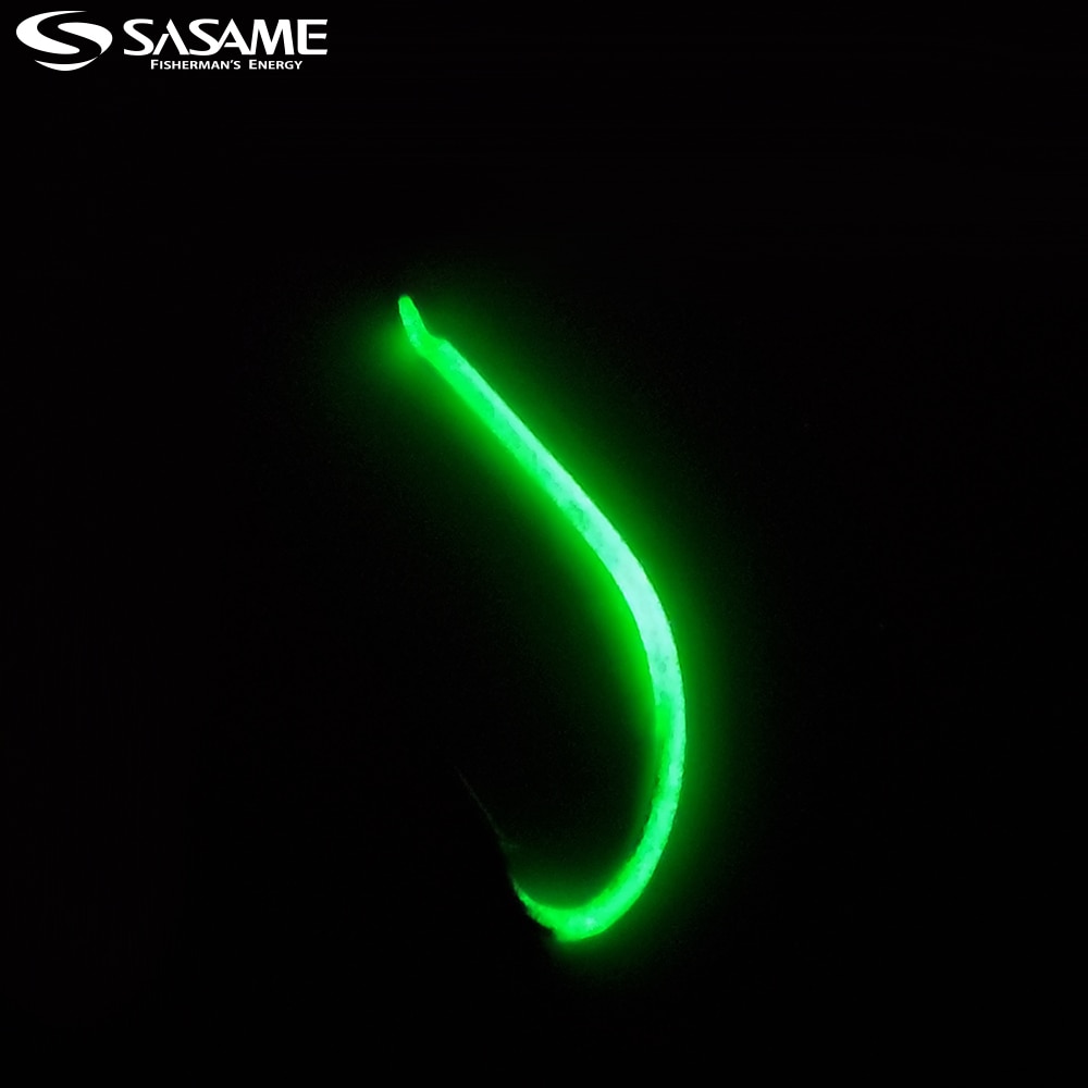 SASAME – hameçon de pêche lumineux à longue tige en acier à haute teneur en carbone, matériel, 50 pièces: 7