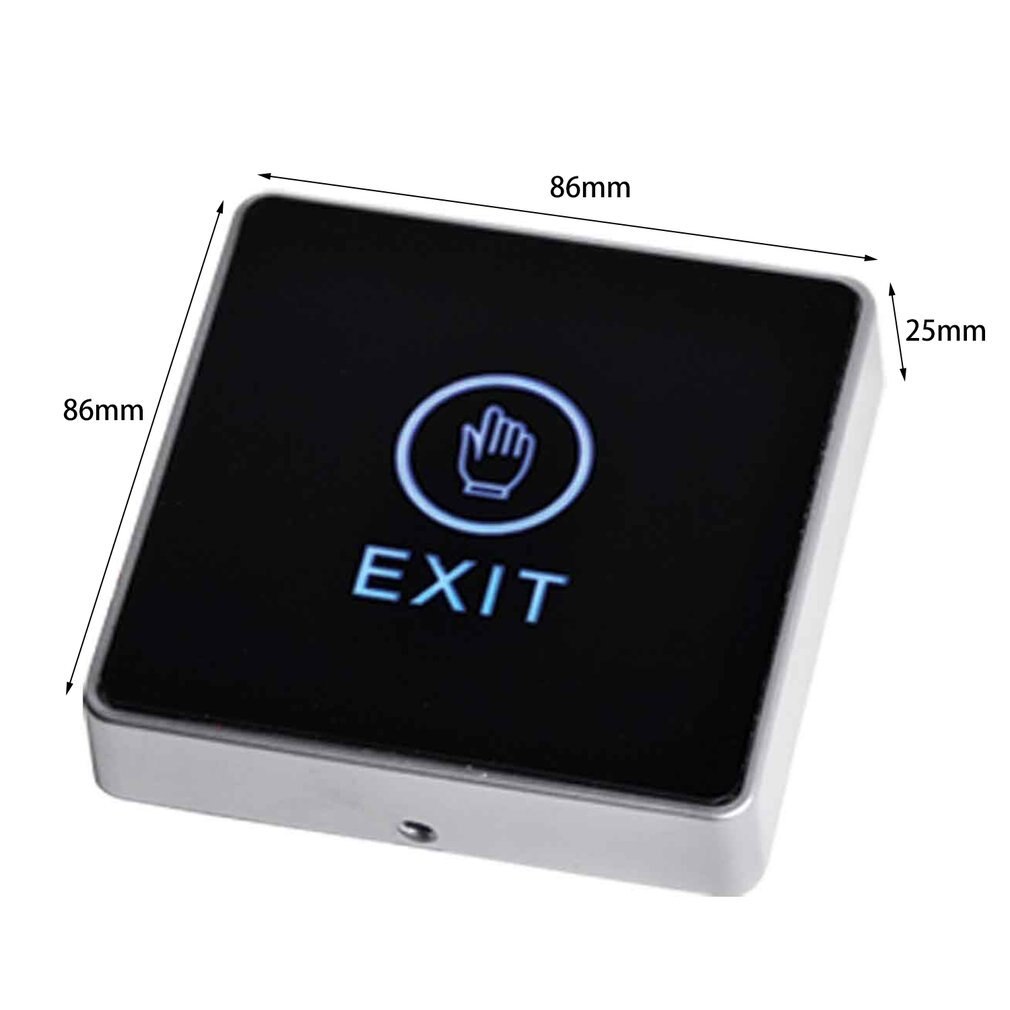Push Touch Exit Button Door Exit Release Button Security Access Control System With LED Indicator Light For Gate Frame